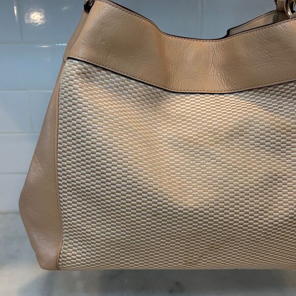 Coach Lexy Jacquard Canvas & Leather Shoulder Bag - Picture 4 of 16